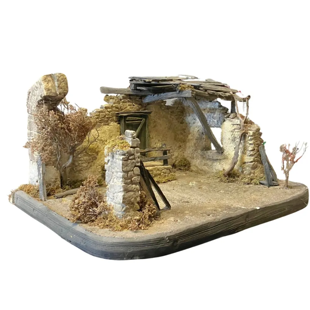 Ruined Setting with Window Opening for 8–10 cm Nativity Figures