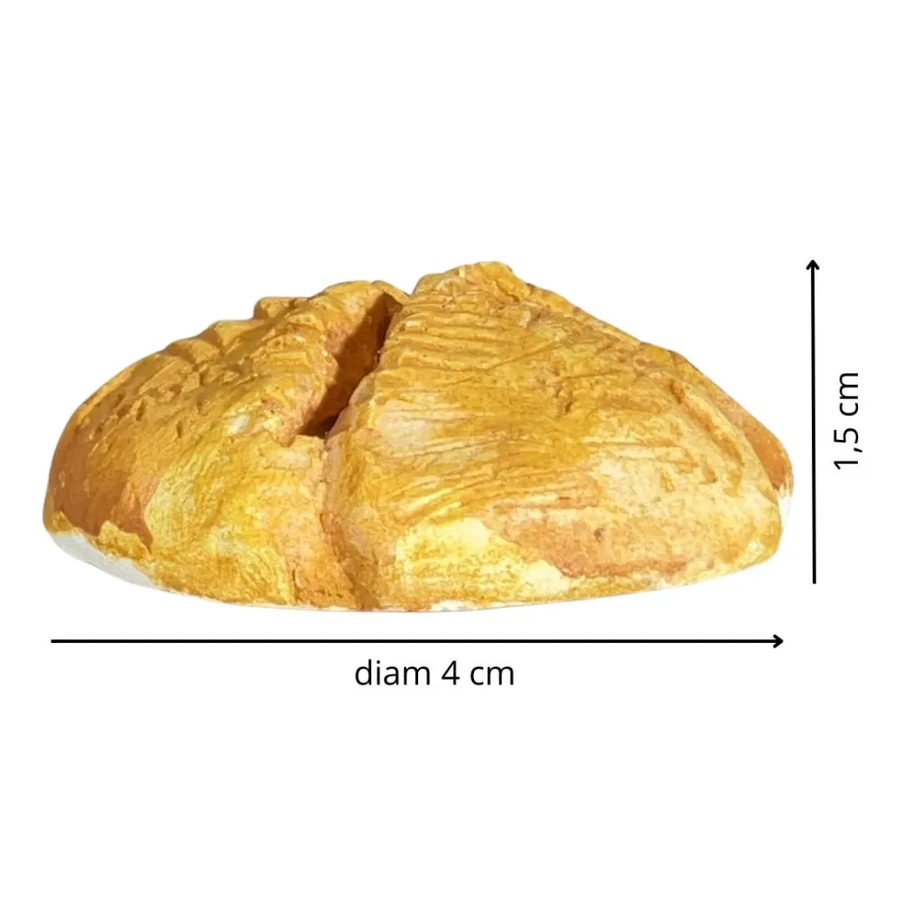 Round Plaster Bread for 30 cm Nativity Figures