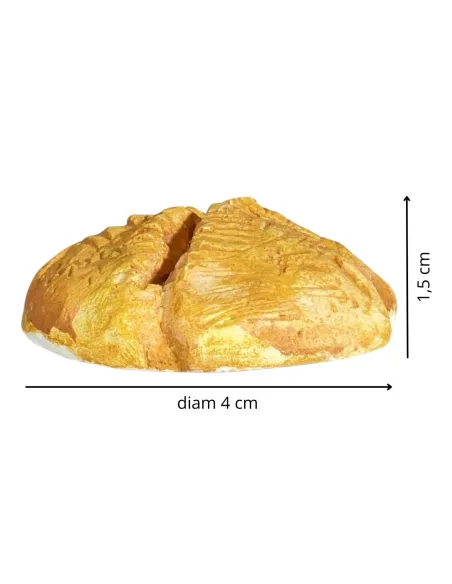 Round Plaster Bread for 30 cm Nativity Figures