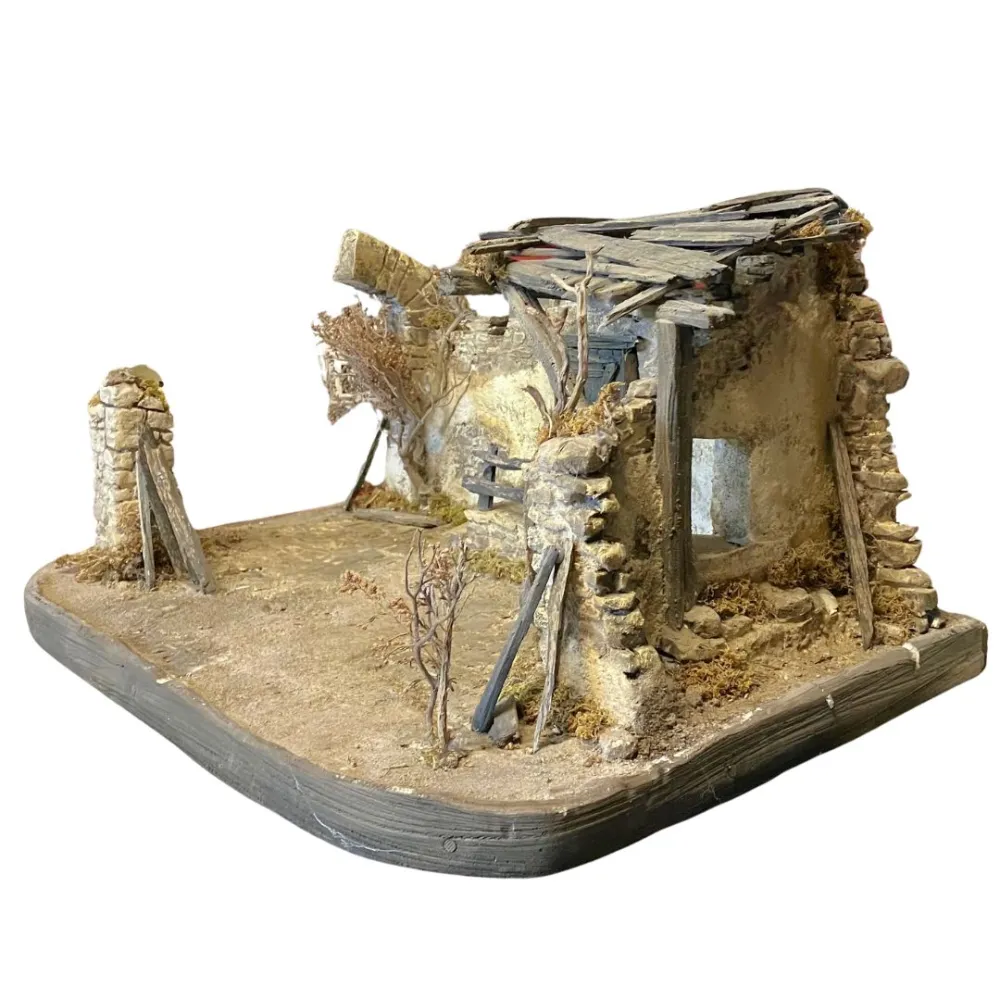 Ruined Setting with Window Opening for 8–10 cm Nativity Figures