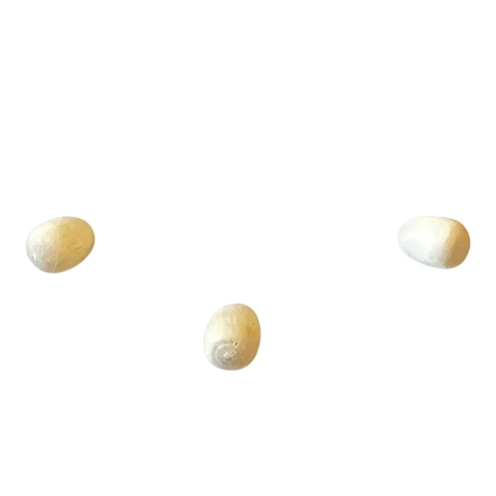 Set of 3 Cream-Coloured Eggs for 8–10 cm Nativity Figures