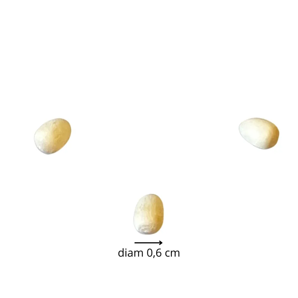 Set of 3 Cream-Coloured Eggs for 8–10 cm Nativity Figures