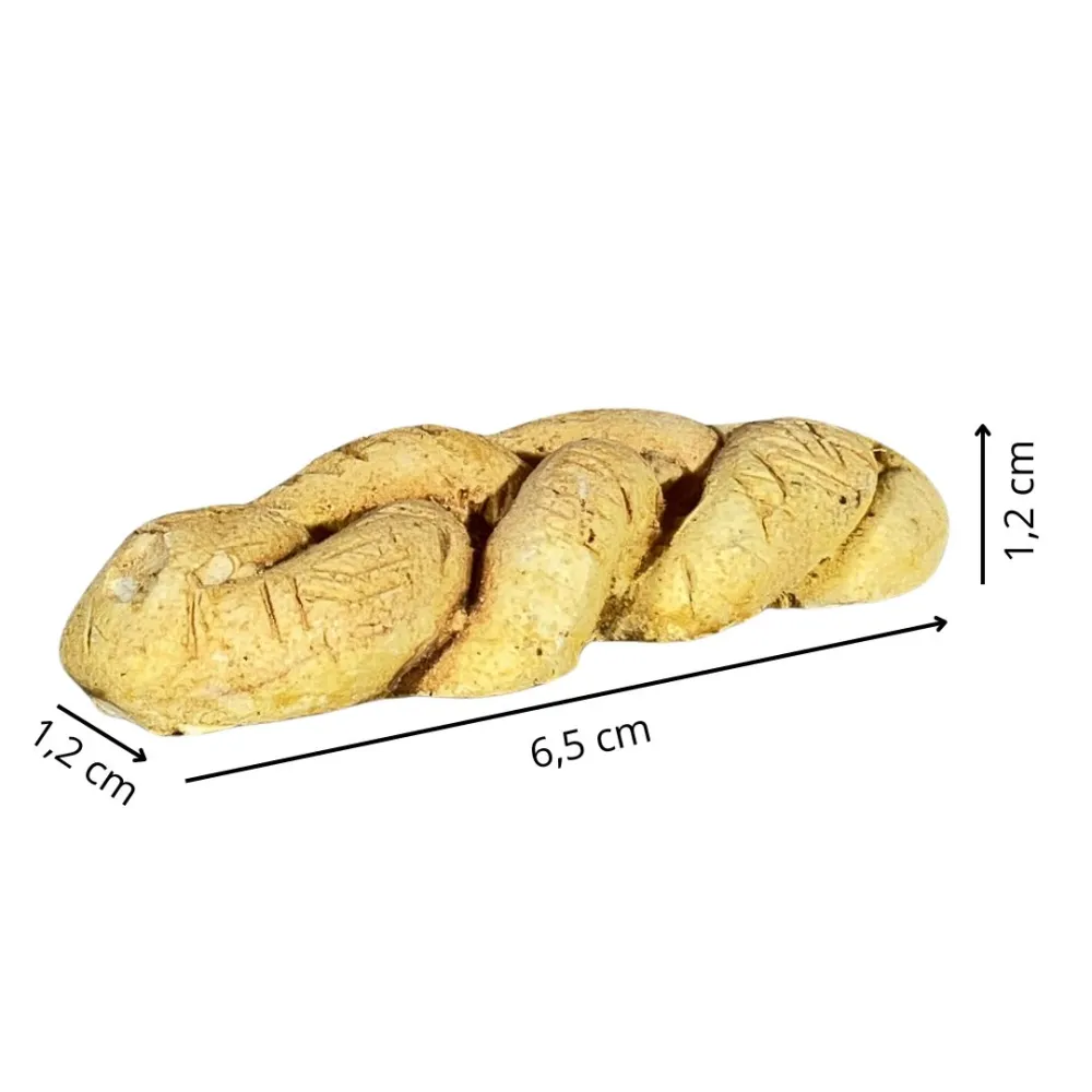Plaster Braided Bread for 30 cm Nativity Figures