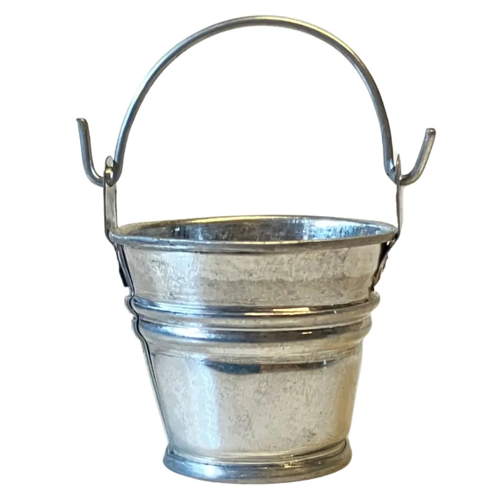 Sheet Metal Bucket with Handle for 20 cm Nativity Figures