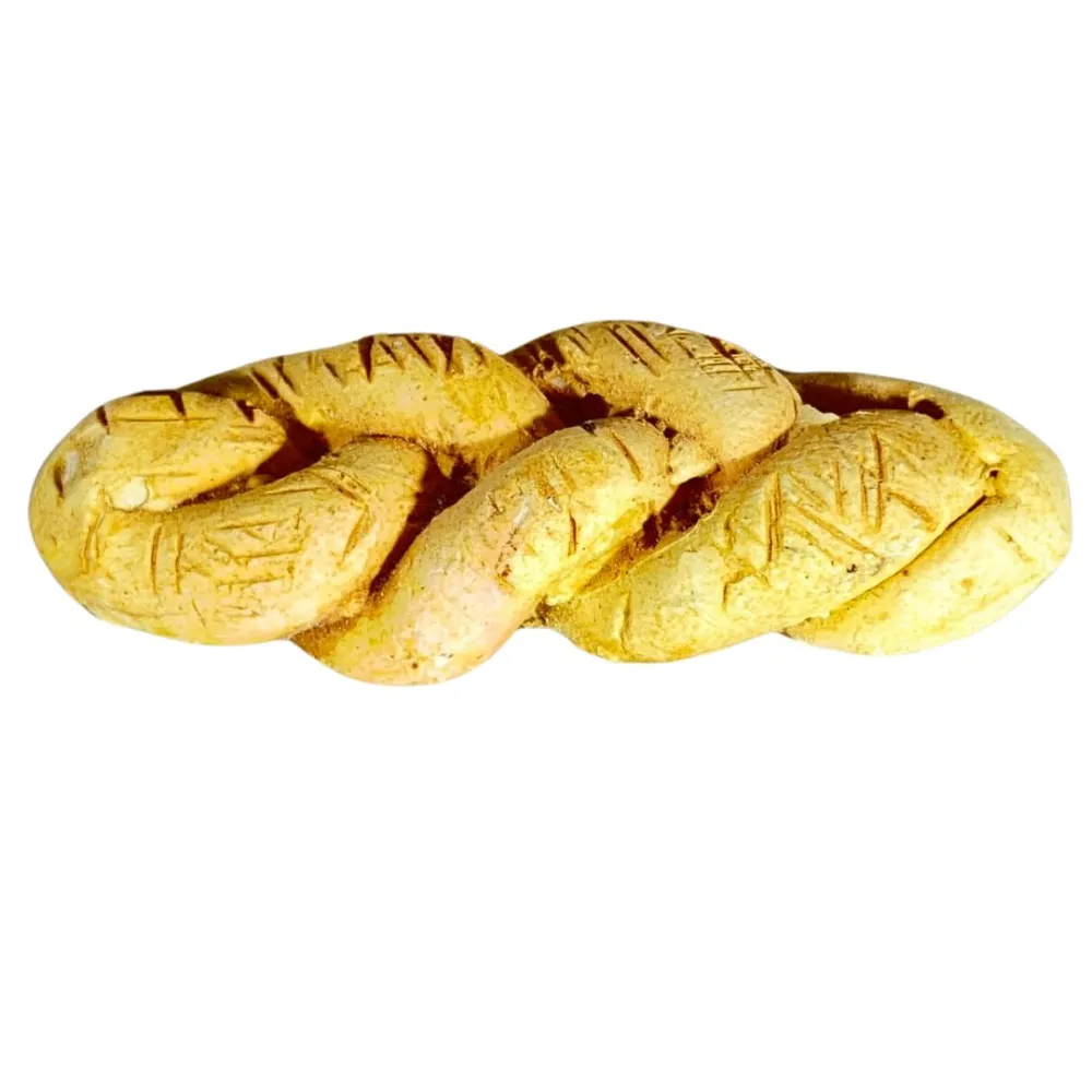 Plaster Braided Bread for 30 cm Nativity Figures
