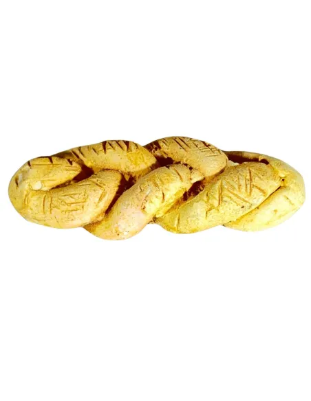 Plaster Braided Bread for 30 cm Nativity Figures