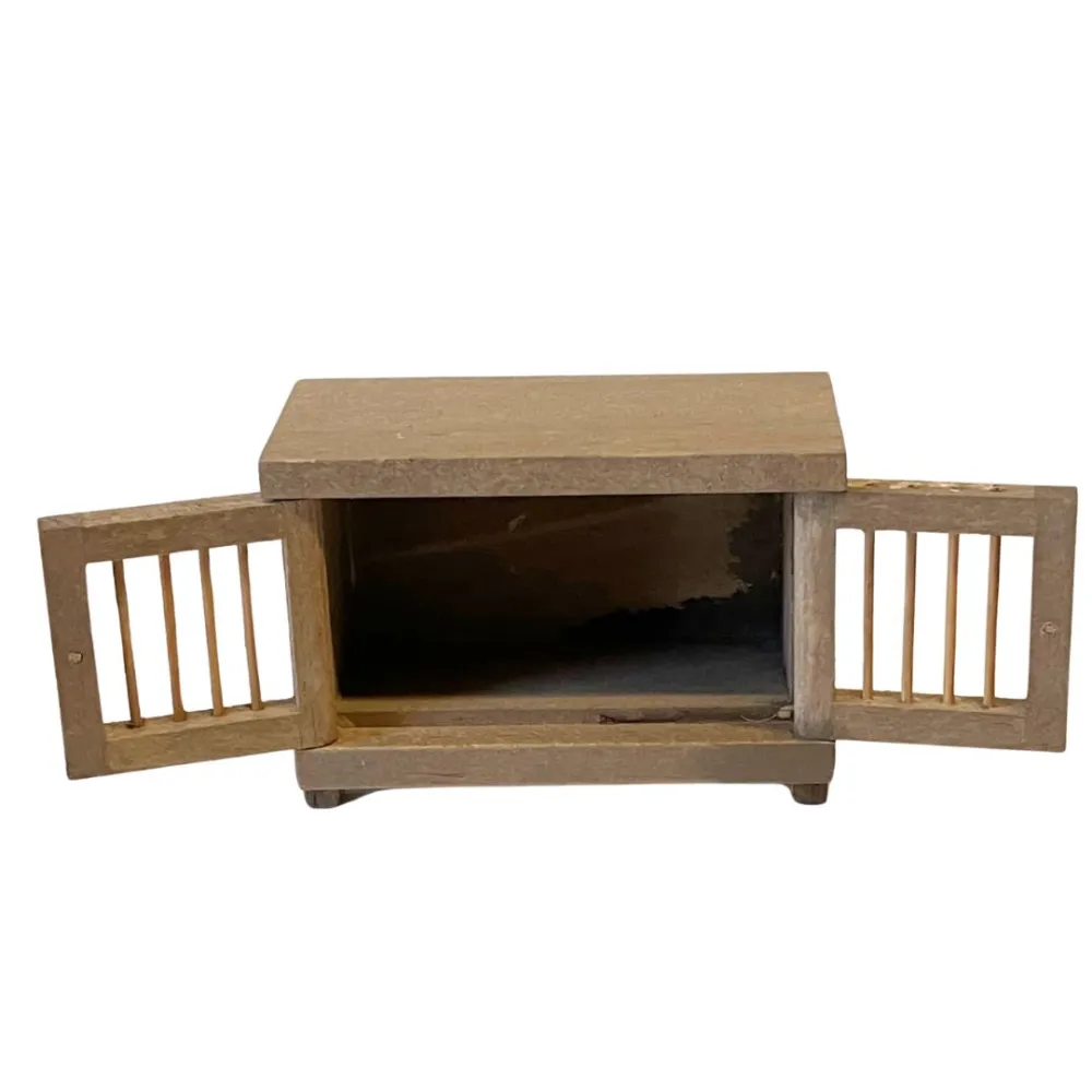 Wooden Rabbit Hutch for 8–10 cm Nativity Figures