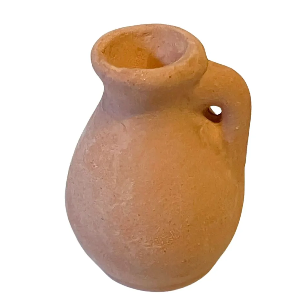Set of 6 Terracotta Amphorae for 12–15 cm Nativity Figures