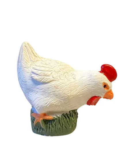 Set of One Rooster and Three Hens for 25–30 cm Nativity Figures