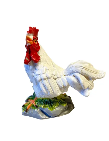 Set of One Rooster and Three Hens for 25–30 cm Nativity Figures