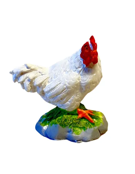 Set of One Rooster and Three Hens for 25–30 cm Nativity Figures