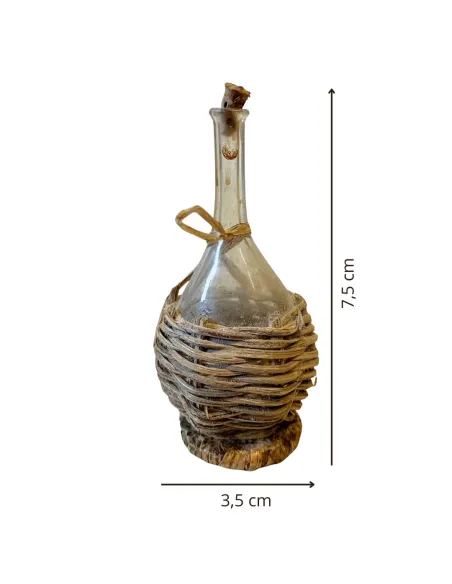 Glass Wine Flask for 30 cm Nativity Figures