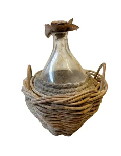 Damigiana classica in vetro per statue da 30 cm