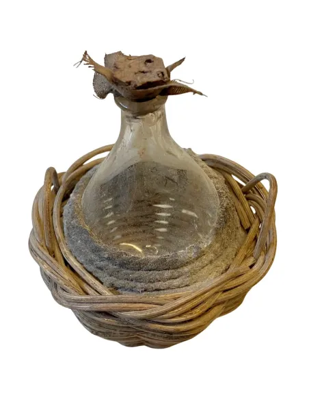 Damigiana classica in vetro per statue da 30 cm