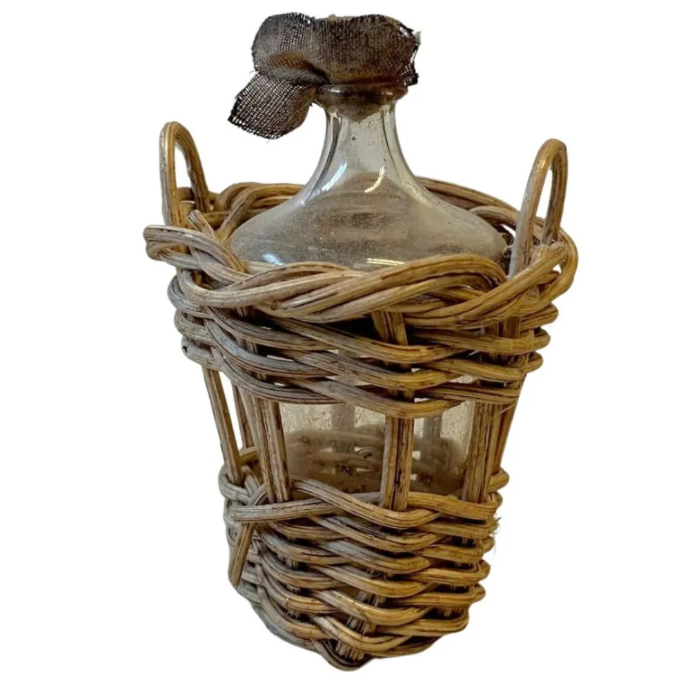 Conical Glass Demijohn for 25 cm Nativity Figures