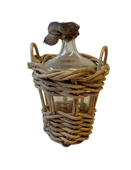 Damigiana conica in vetro per statue da 25 cm