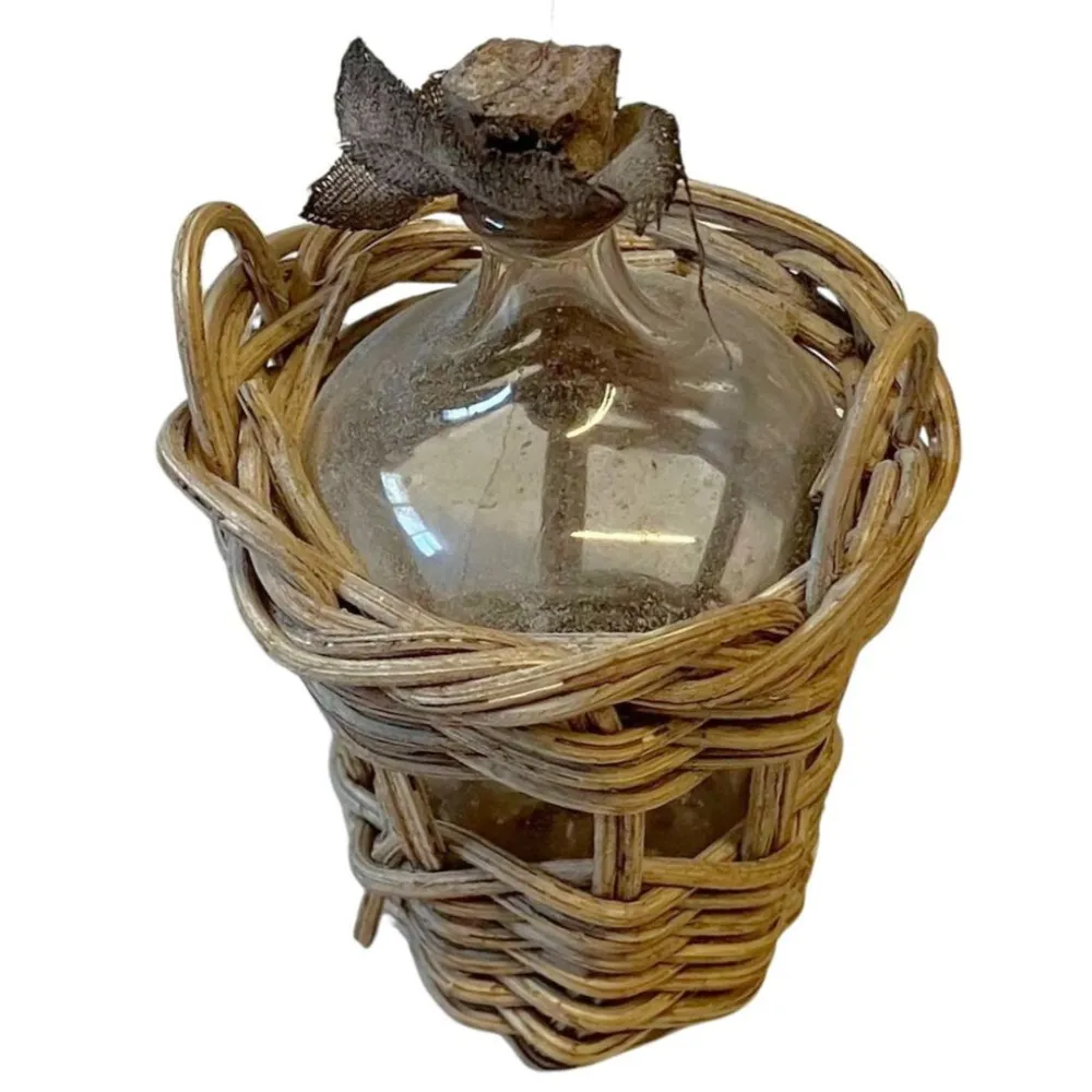 Conical Glass Demijohn for 25 cm Nativity Figures