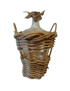 Damigiana conica in vetro per statue da 30-35 cm