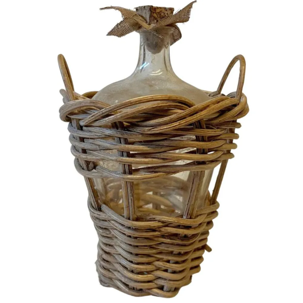 Conical Glass Demijohn for 30–35 cm Nativity Figures