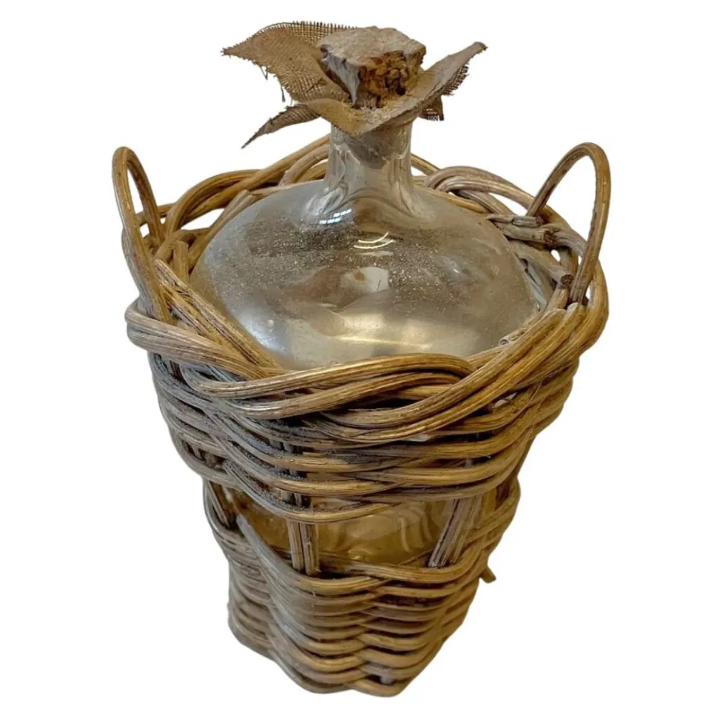 Conical Glass Demijohn for 30–35 cm Nativity Figures