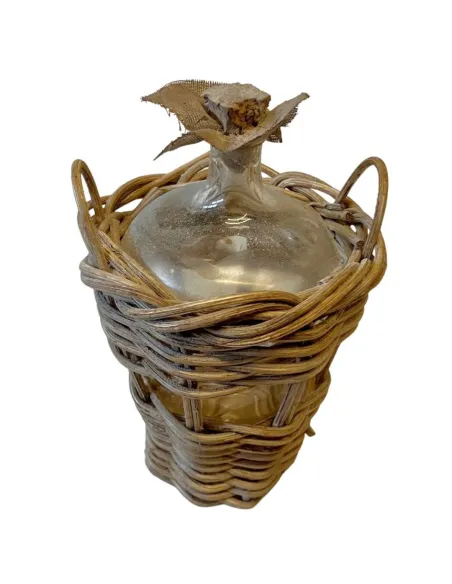 Damigiana conica in vetro per statue da 30-35 cm