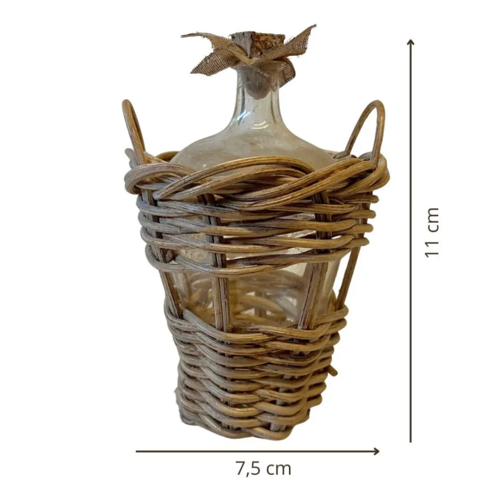 Conical Glass Demijohn for 30–35 cm Nativity Figures