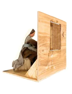 Donna che culla bambino in movimento 30 cm 2