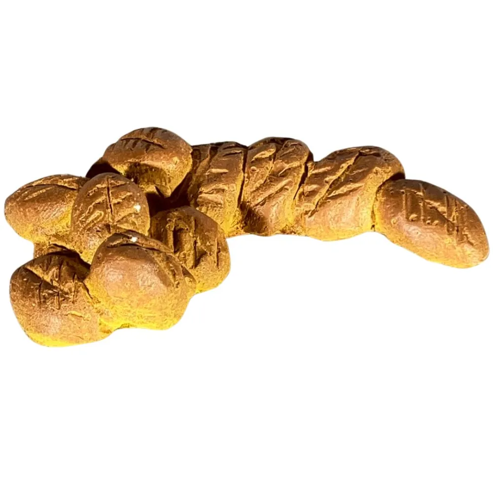 Assortment of Ten Plaster Breads for 10 cm Nativity Figures