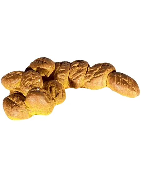 10 panini in gesso per statue da 10 cm