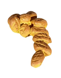 10 panini in gesso per statue da 10 cm