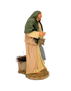 San Giuseppe in terracotta in movimento 30 cm 2