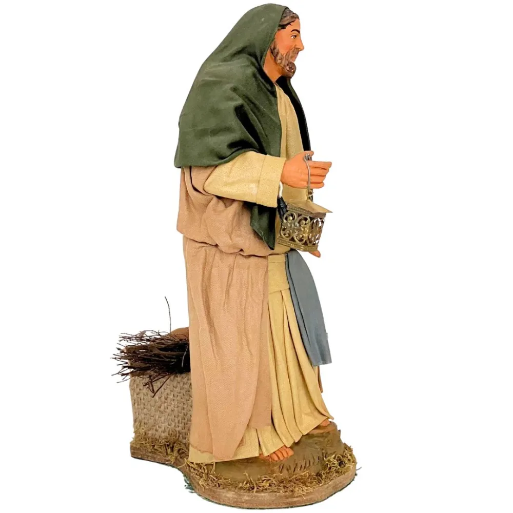 Animated 30 cm Terracotta Saint Joseph