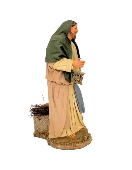 San Giuseppe in terracotta in movimento 30 cm