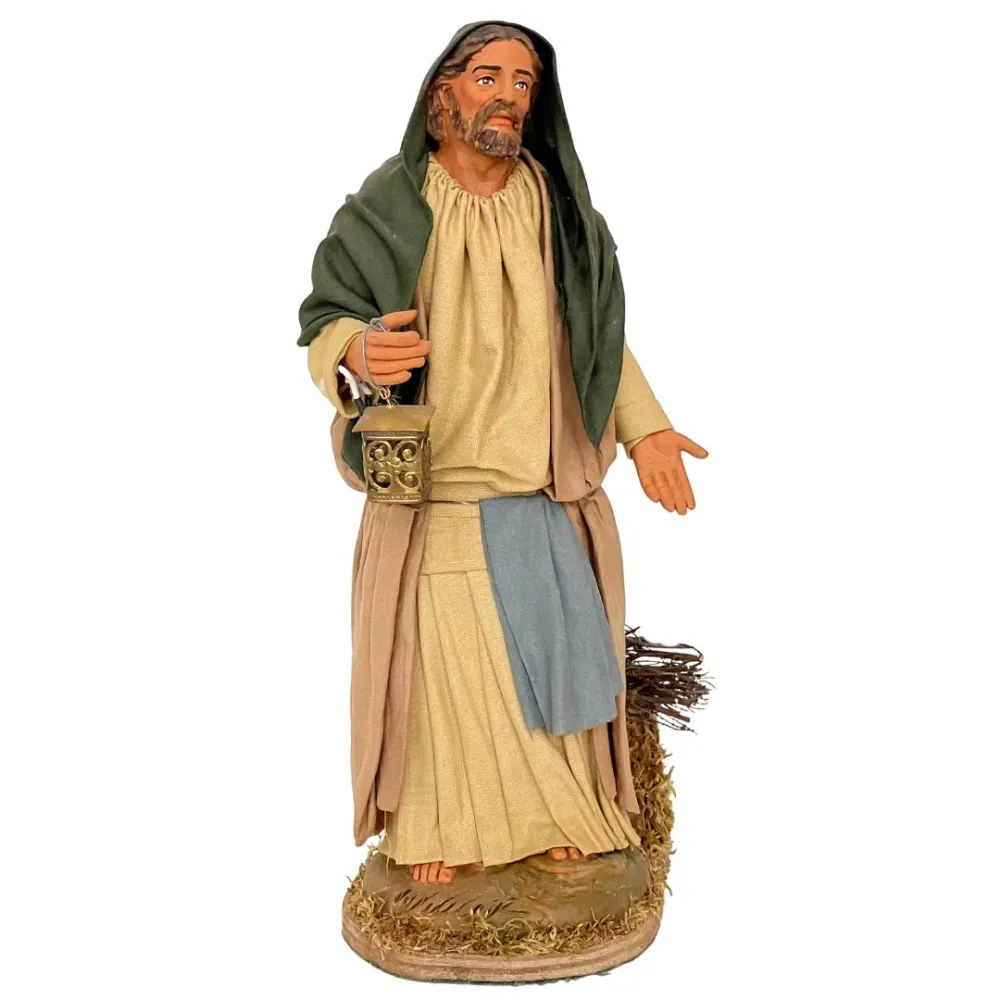 Animated 30 cm Terracotta Saint Joseph