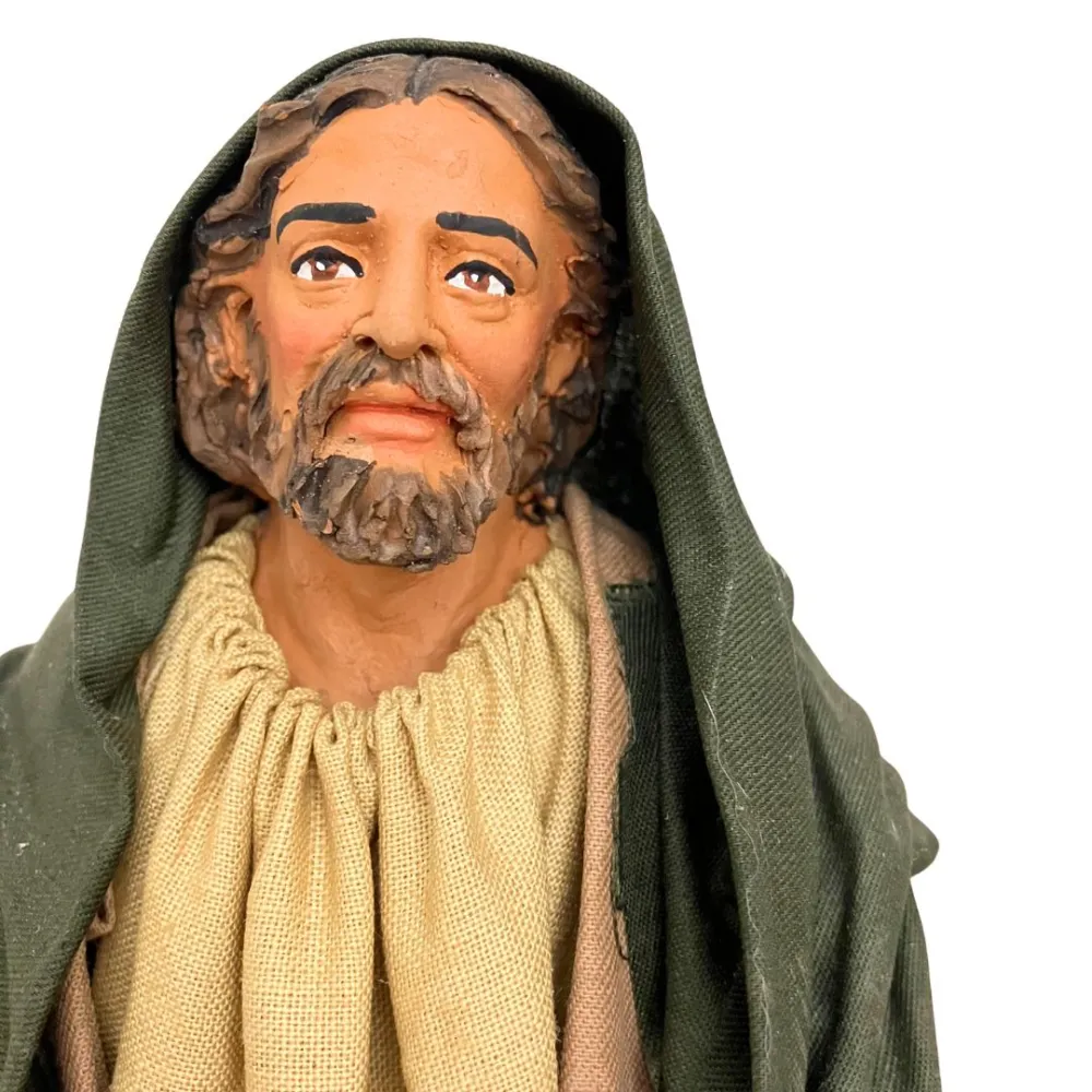 Animated 30 cm Terracotta Saint Joseph