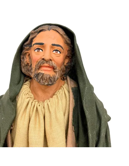 San Giuseppe in terracotta in movimento 30 cm