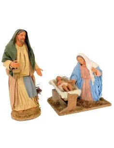 Animated 30 cm Terracotta Nativity
