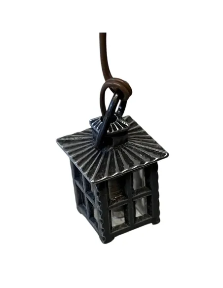 Lanterna in metallo per statue da 12-15 cm