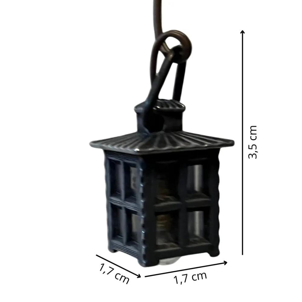 Metal lantern for 12–15 cm Nativity figures