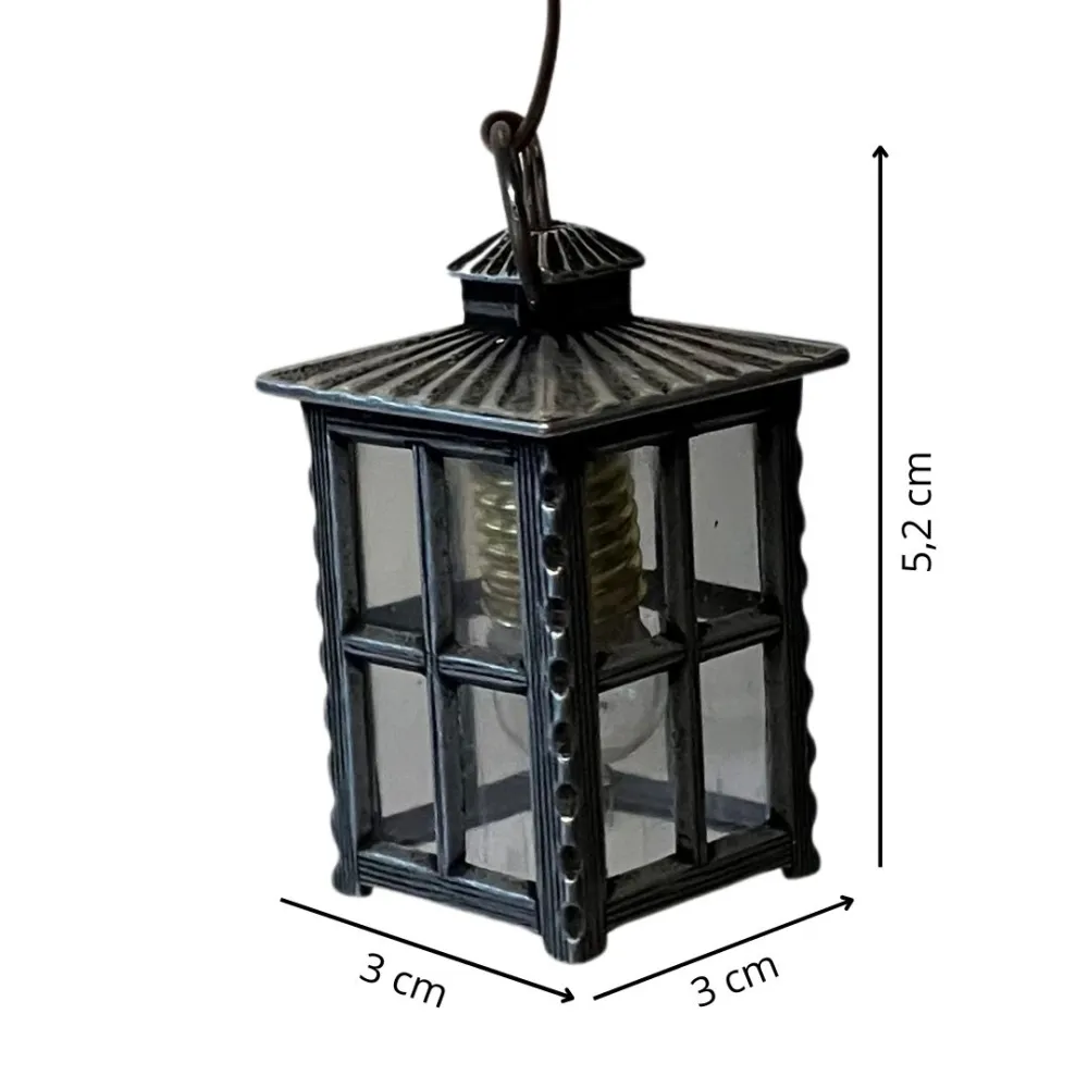 Metal lantern for 30–35 cm Nativity figures