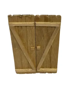 Rectangular double-door gate for 10 cm Nativity figures 2