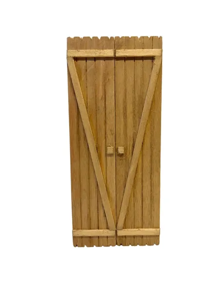Rectangular double-door gate for 20 cm Nativity figures