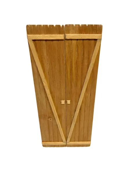 Portone rettangolare a due ante per statue da 25 cm