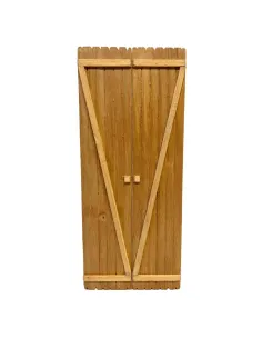 Rectangular double-door gate for 25 cm Nativity figures