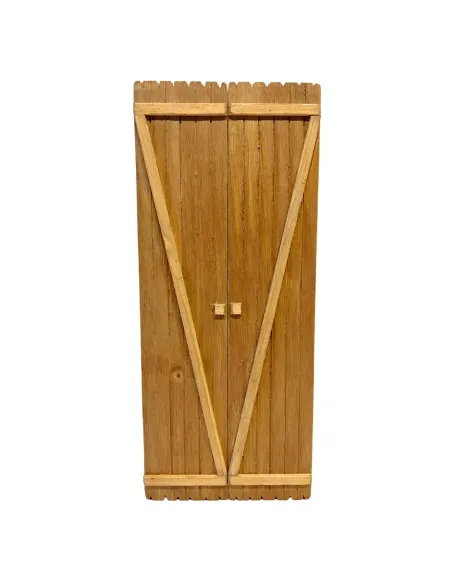 Rectangular double-door gate for 25 cm Nativity figures