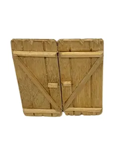 Rectangular double-door gate for 5 cm Nativity figures 2