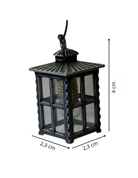 Metal lantern for 20–25 cm Nativity figures