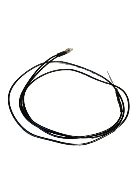 Microlampada neon luce rossa diametro 4 mm 220 volt