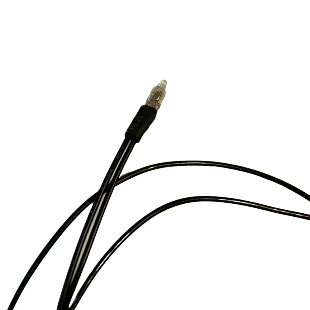 220-volt red neon micro bulb, 4 mm diameter