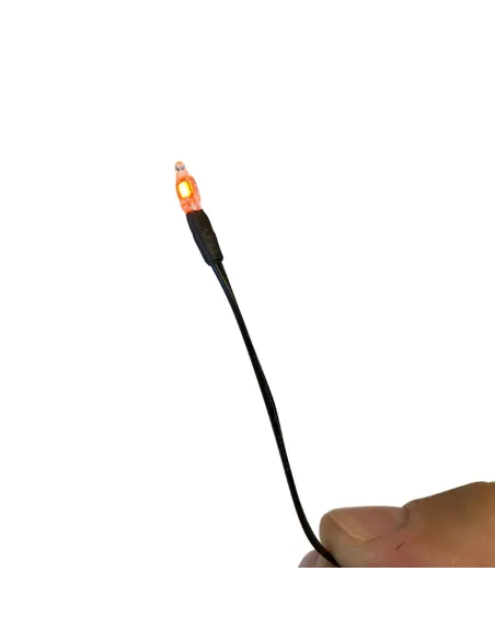 220-volt red neon micro bulb, 4 mm diameter